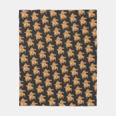 Thanksgiving Twerkey Fleece Blanket Deken (Voorkant)