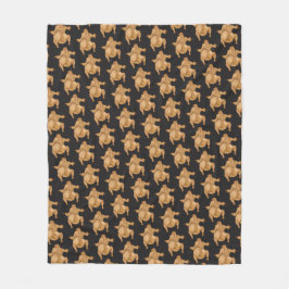 Thanksgiving Twerkey Fleece Blanket Deken