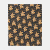 Thanksgiving Twerkey Fleece Blanket Deken (Voorkant)