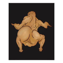 Thanksgiving Twerkey Glossy Poster Perfect Poster