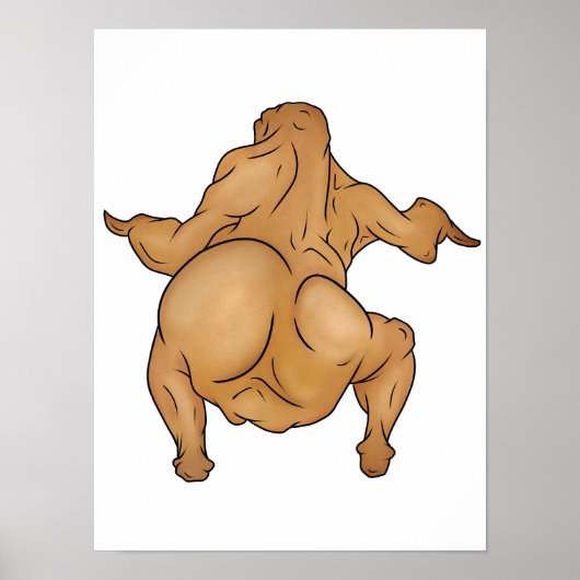 Thanksgiving Twerkey Poster (Voorkant)