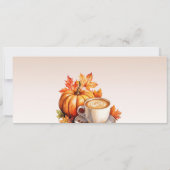 Thanksgiving Uitnodigen, Thanksgiving Diner Kaart (Achterkant)