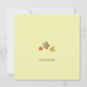 Thanksgiving Uitnodiging tot invallen (Achterkant)