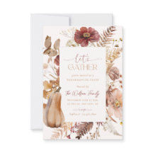 Thanksgiving uitnodiging Vriendschapsdiner