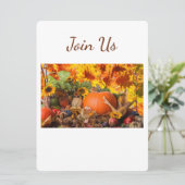 THANKSGIVING VAKANTIE EVENEMENT UITNODIGING (Staand voorkant)