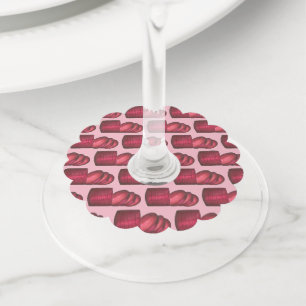 Thanksgiving Vakantiedagen Dinner Cranberry Sauce Wijnglaslabel