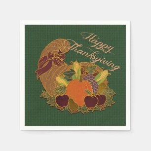 Thanksgiving van Cornucopia Servet