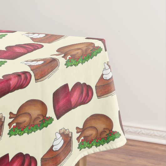 Thanksgiving van cranberry Pumpkin Pie Tafelkleed (Voorbeeld)