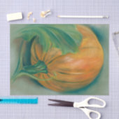 Thanksgiving van de herfst Pumpkin en de lef-pasta Tissuepapier (Craft)