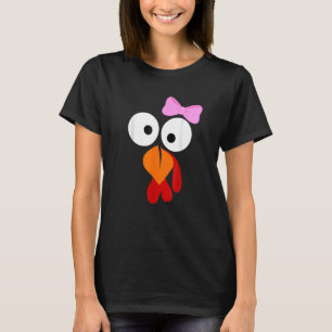 Thanksgiving van de rode roze roze roze rode hond t-shirt
