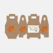 Thanksgiving van de voorkeursbox1 bedankdoosjes (Uitgevouwen)
