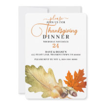 Thanksgiving van eikenhout