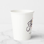 Thanksgiving van herfst-bladeren en bessen papieren bekers (Rechts)