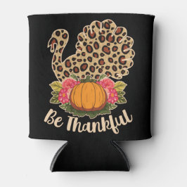 Thanksgiving van leopard Skin Pumpkin Pie Blikjeskoeler