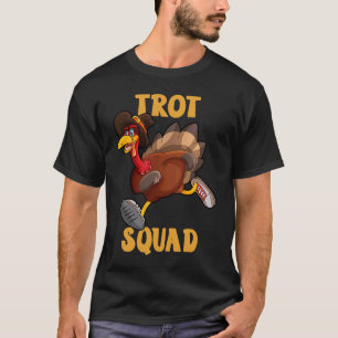 Thanksgiving van Trot Squad Dag 5K T-shirt