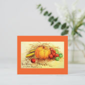  Thanksgiving Vermaakt Briefkaart (Staand voorkant)