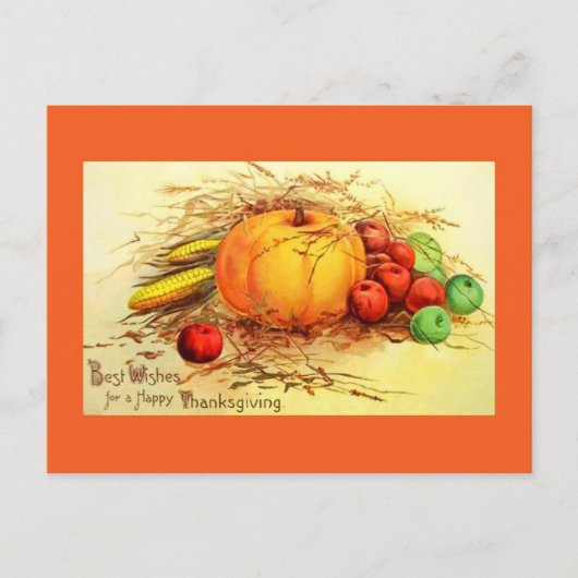  Thanksgiving Vermaakt Briefkaart (Voorkant)