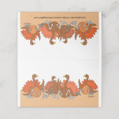 Thanksgiving Verzameling plaatskaart (Buitenkant ongevouwen)