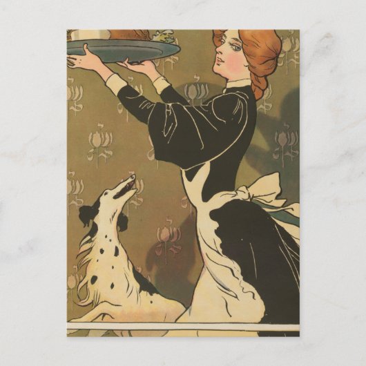  Thanksgiving Victoriaans Turkije Feestdagenkaart (Voorkant)