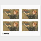 Thanksgiving Victoriaans Turkije Rechthoekige Sticker (Vel)