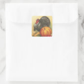 Thanksgiving Vierkante Sticker (Tas)