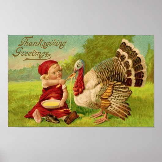 Thanksgiving Vintage Poster (Voorkant)