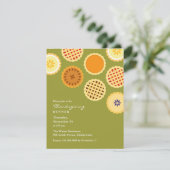 Thanksgiving Vloeistof Bedankkaart (Staand voorkant)