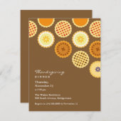 Thanksgiving Vloeistof Kaart (Voorkant / Achterkant)