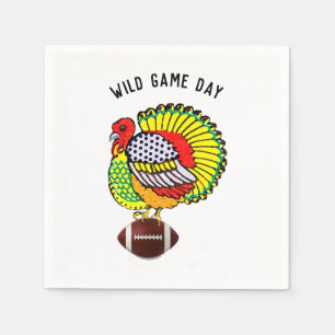 Thanksgiving-voetbal Servet