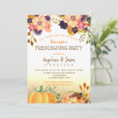 Thanksgiving Vriendschapsfeest Kaart (Staand voorkant)