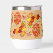 Thanksgiving Vriendsgeven Herfst op beige | (Links)