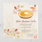 Thanksgiving Vriendsgiving Uitnodiging (Voorkant / Achterkant)