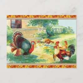 Thanksgiving Waterverf Feestdagenkaart