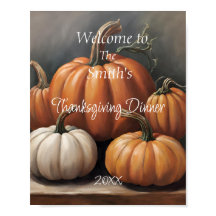 Thanksgiving Welkom poster