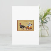 Thanksgiving Wenskaart Bedankkaart (Staand voorkant)