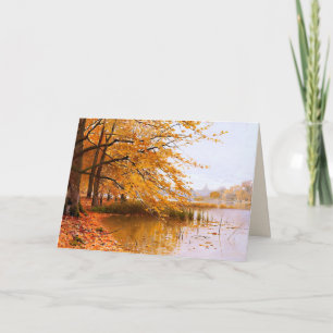 Thanksgiving. Wenskaarten voor fijne kunst Feestdagen Kaart