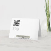  Thanksgiving wenst Feestdagen Kaart (Achterkant)