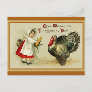 Thanksgiving wenst Turkije Briefkaart