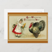  Thanksgiving wenst Turkije Briefkaart (Voorkant / Achterkant)