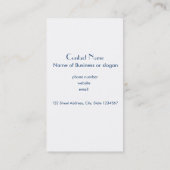 Thanksgiving wenst visitekaartje (Achterkant)