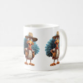 Thanksgiving Western Turkey Mug (Devant droit)