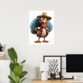 Thanksgiving Western Turkije Poster (Thuiskantoor)