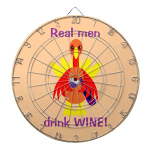 Thanksgiving wijn Drink Turkije Dartbord