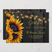 Thanksgiving wijziging adres nieuwe thuisverplaats aankondiging (Voorkant / Achterkant)