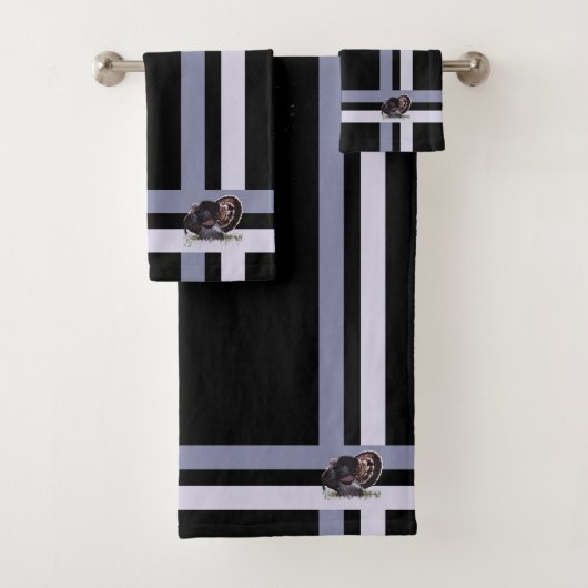 THANKSGIVING WILD TURKIJE BAD HANDDOEK (Insitu)