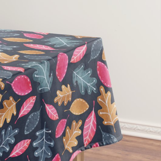 Thanksgiving Woodland Leaf Pattern Tafelkleed (Voorbeeld)