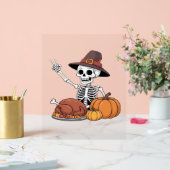 Thanksgiving X-ray Skeleton Funny Rock Hand Fall L (Mariage)