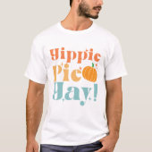 Thanksgiving Yippie Pie Yay Pumpkin T-Shirt (Voorkant)