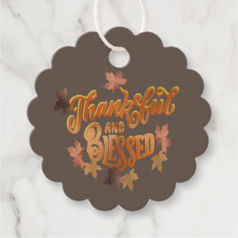 Thanksgiving zonder dank en cadeau Labels