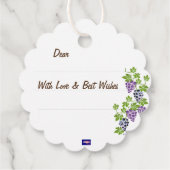 Thanksgiving zonder dank en cadeau Labels (Achterkant)